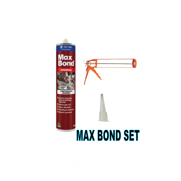 Buy HB Fuller Max Bond Construction Adhesive With Caulking Gun ...